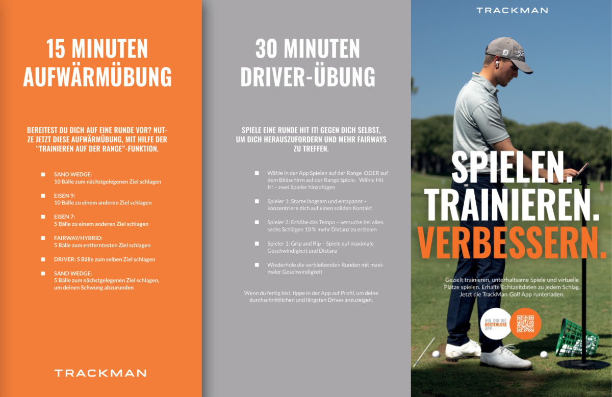 Trackman Aufwärmprogramm