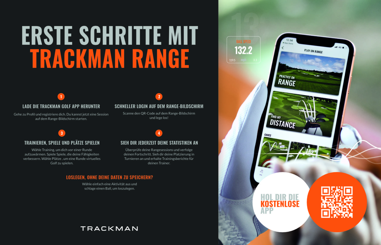 Trackman Erste Schritte _ APP download