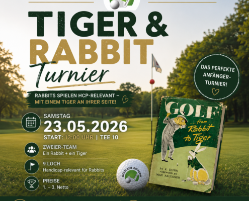 Turnierankündigung Tiger & Rabbit 23.05.2026